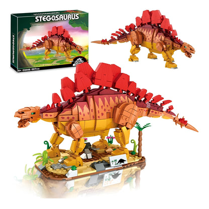 Stegosaurus Dino Building Set – 697 PCS STEM Toy for Kids 6+ STEM building block toy by LOLIPOL
