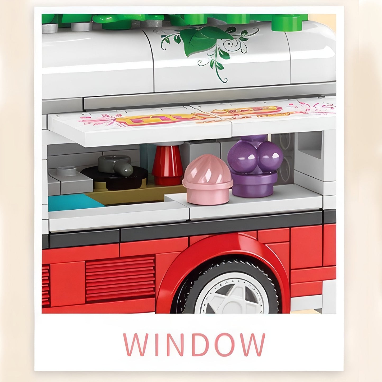 STEM Flower Van Set – 457 PCS Floral Brick Kit for Kids 6+ STEM building block toy by LOLIPOL
