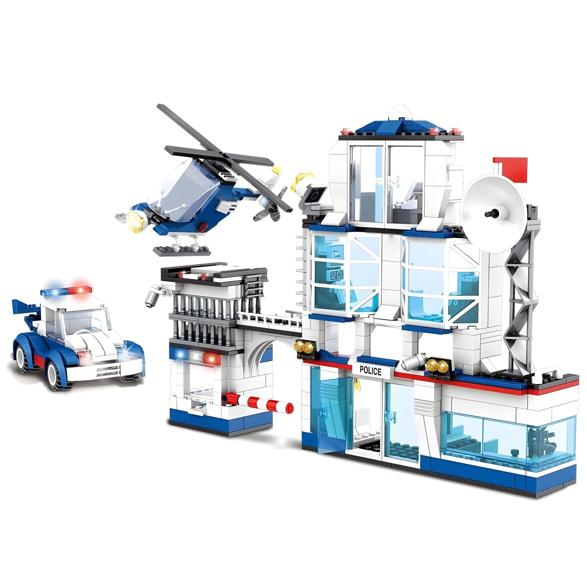 SWAT Police Station – 563 PCS STEM Action Toy for Kids 6+ STEM building block toy by LOLIPOL