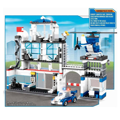 SWAT Police Station – 563 PCS STEM Action Toy for Kids 6+ STEM building block toy by LOLIPOL