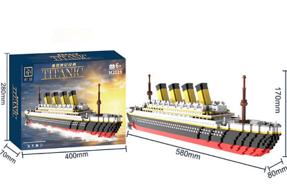 Titanic Cruise Ship – 3688 PCS Large DIY Brick Ocean Model STEM building block toy by LOLIPOL