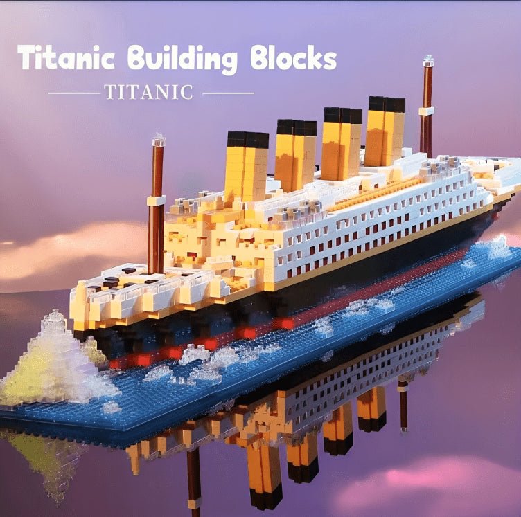 Titanic Ship – 1878 PCS Historical DIY Building Brick Set STEM building block toy by LOLIPOL