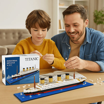 Titanic Ship – 1878 PCS Historical DIY Building Brick Set STEM building block toy by LOLIPOL