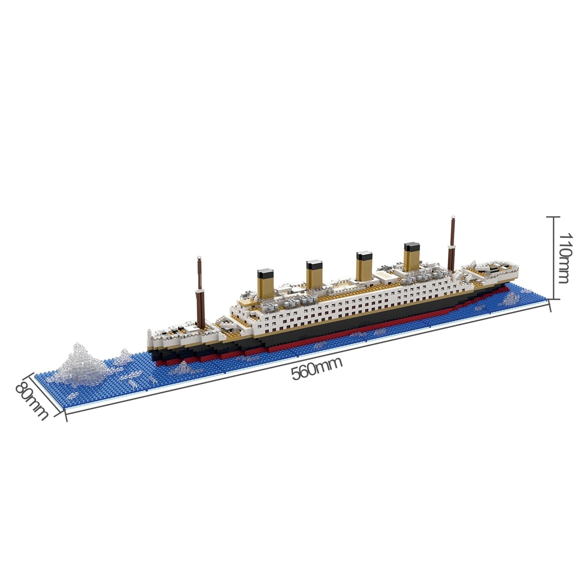 Titanic Ship – 1878 PCS Historical DIY Building Brick Set STEM building block toy by LOLIPOL