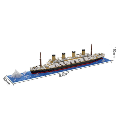 Titanic Ship – 1878 PCS Historical DIY Building Brick Set STEM building block toy by LOLIPOL