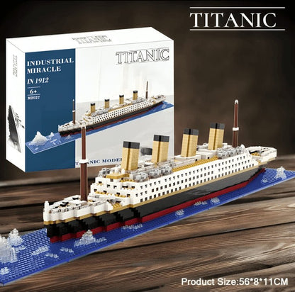 Titanic Ship – 1878 PCS Historical DIY Building Brick Set STEM building block toy by LOLIPOL