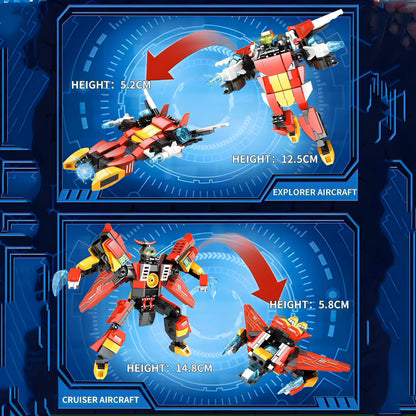 Transforming Robot – 657 PCS STEM Building Set for Kids STEM building block toy by LOLIPOL