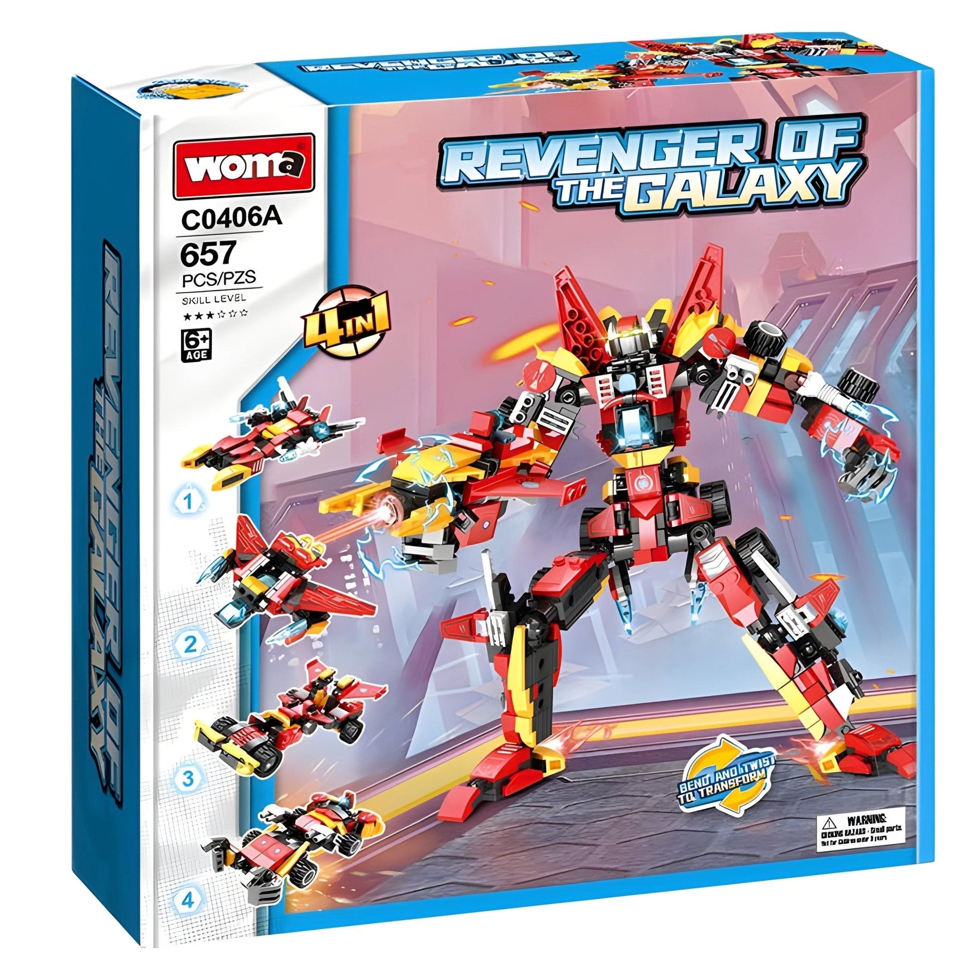 Transforming Robot – 657 PCS STEM Building Set for Kids STEM building block toy by LOLIPOL