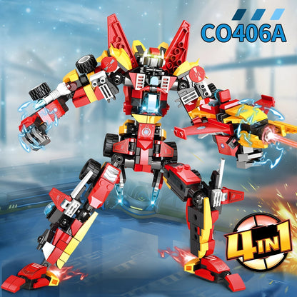 Transforming Robot – 657 PCS STEM Building Set for Kids STEM building block toy by LOLIPOL